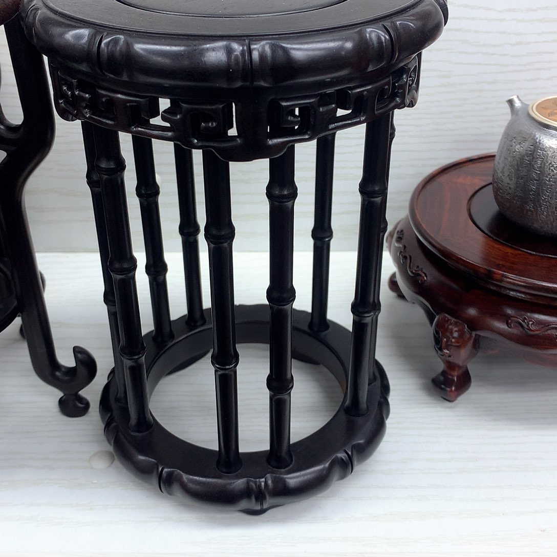 藤类紫光檀13.5竹节款