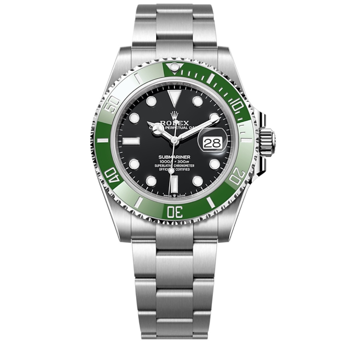 99新 Rolex/劳力士 劳力士潜航者型绿水鬼 22年全套全长 双吊牌