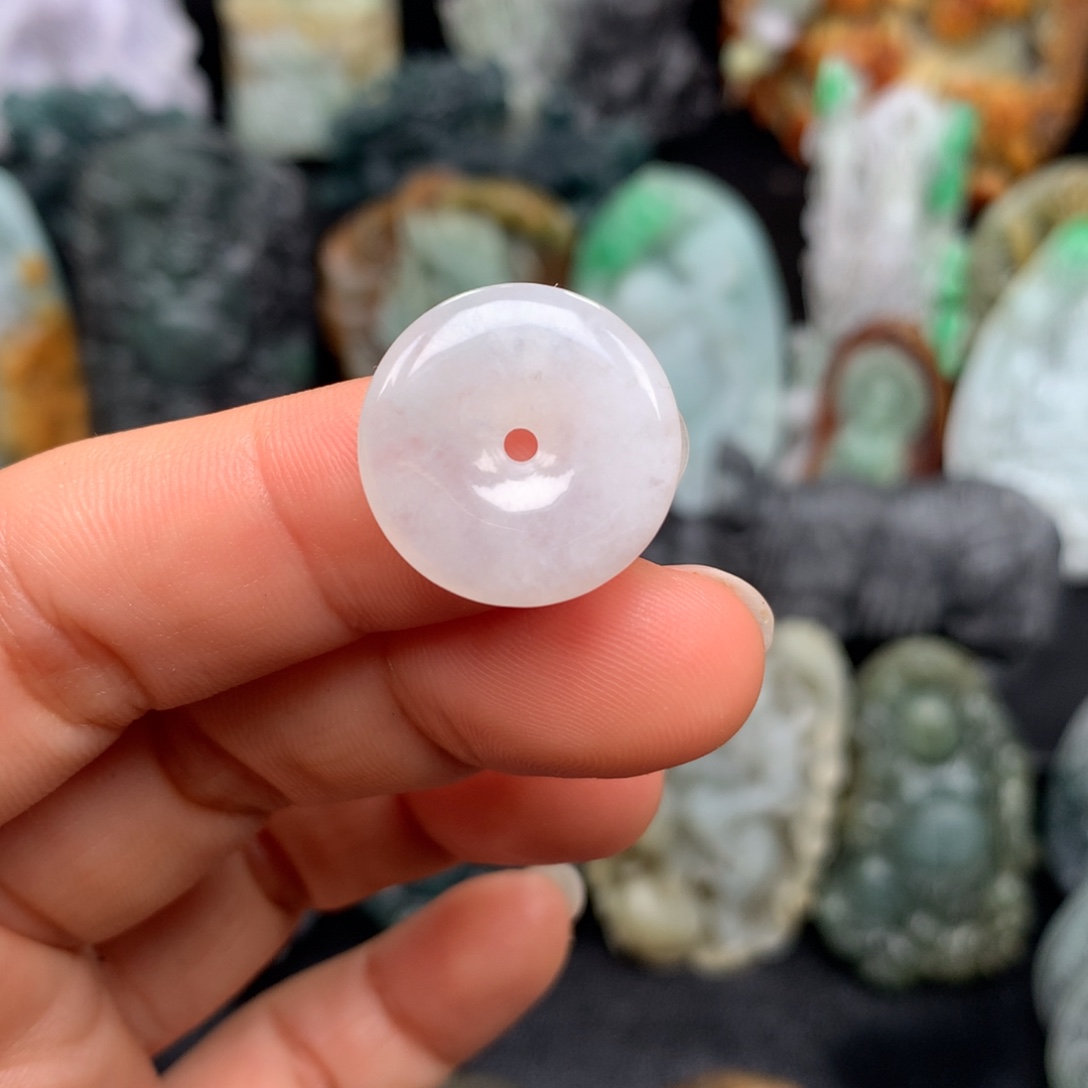 翡翠未镶嵌颈饰天然翡翠A货