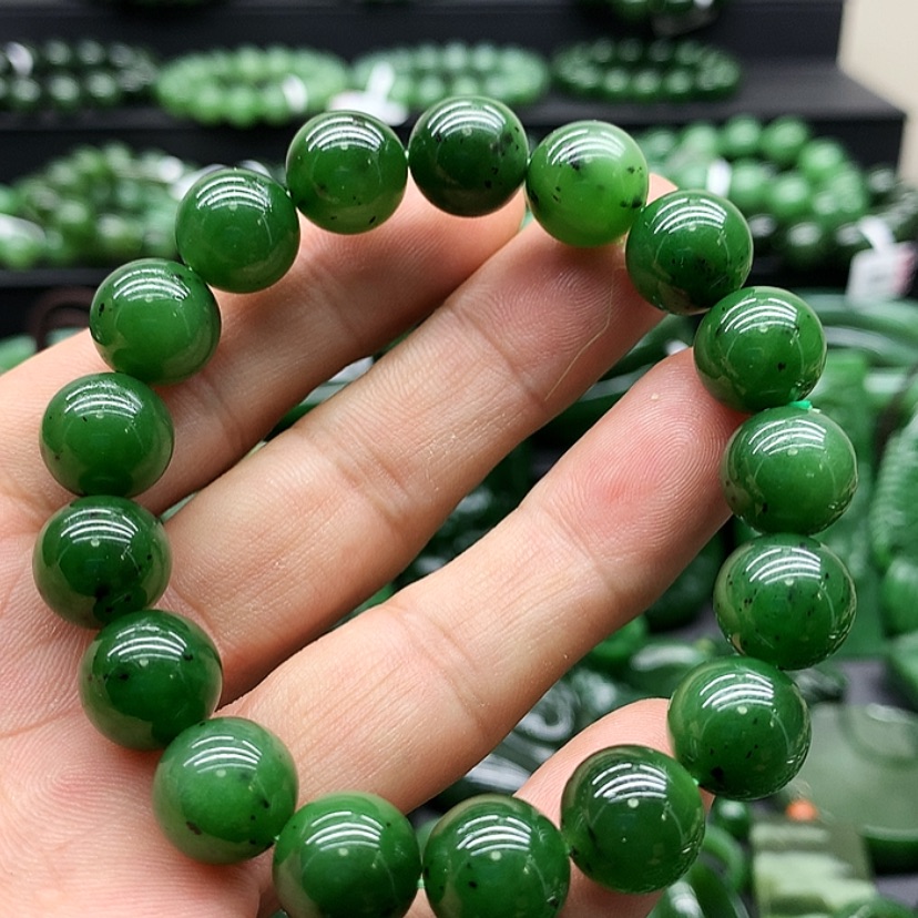 【闪购商品】和田玉（碧玉）手链未镶嵌