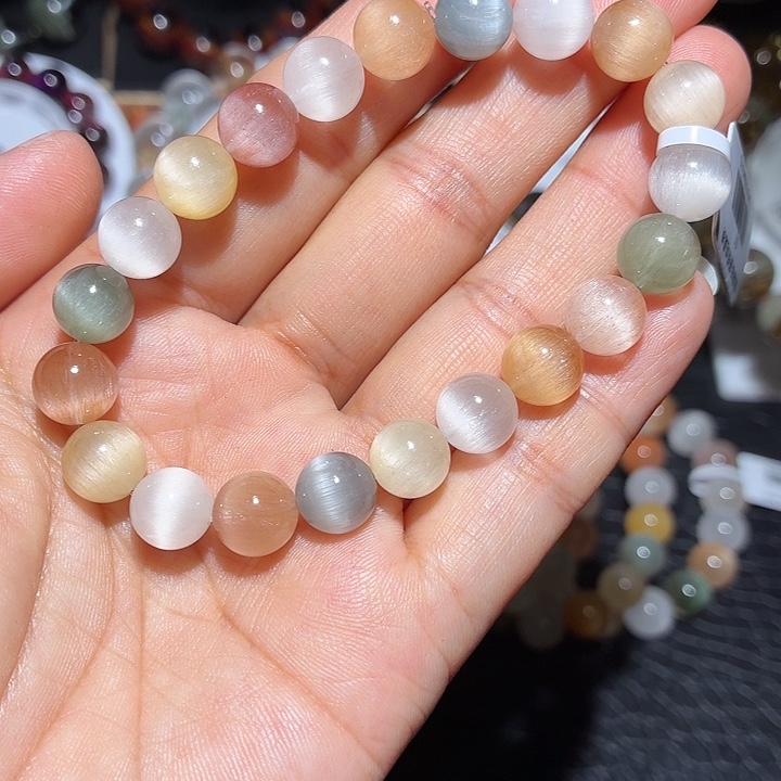 水晶未镶嵌手链兔毛发尺寸9