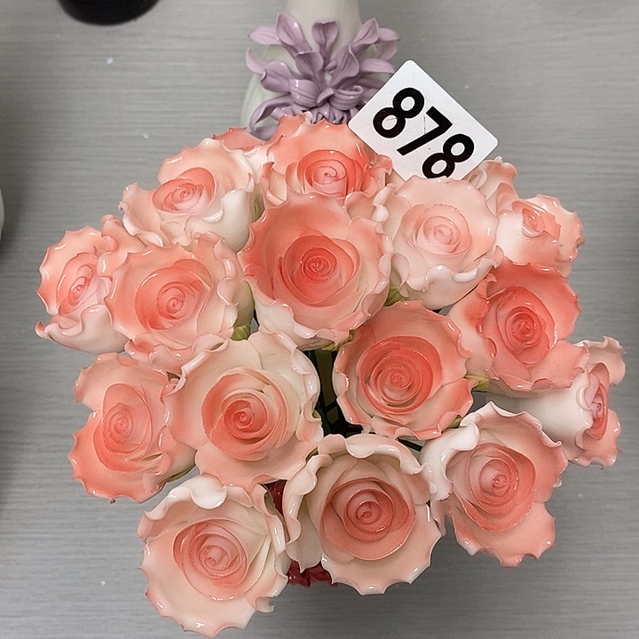 陶瓷陶瓷材料加工18朵