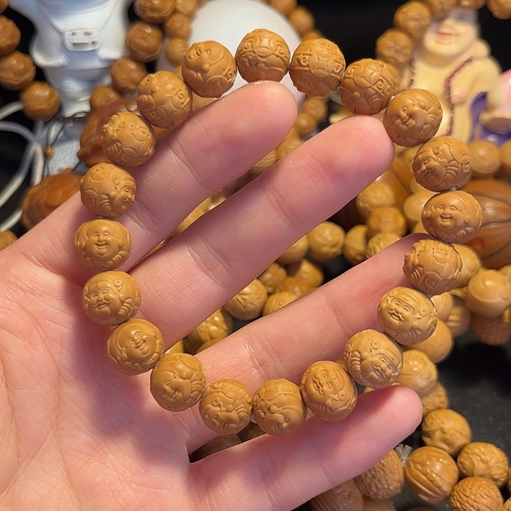 橄榄核手串/手链猴头1.23财迷