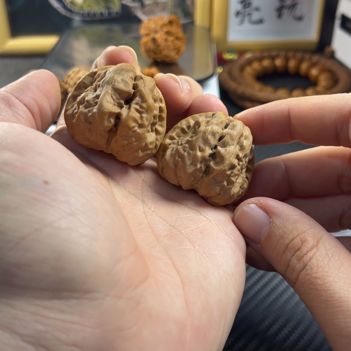 文玩核桃把件39蛤蟆头3号（大修