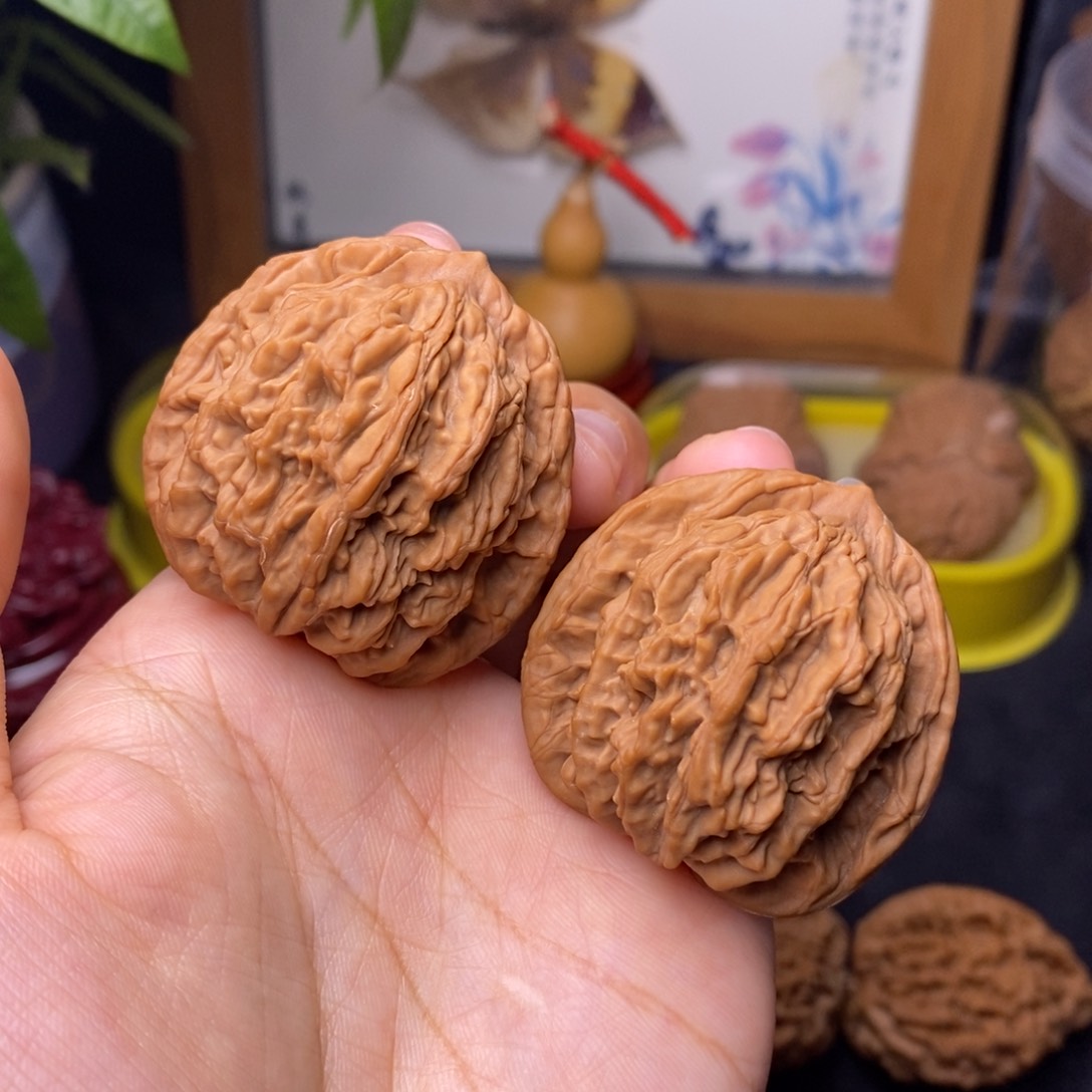 文玩核桃把件星**道40.5麦虎