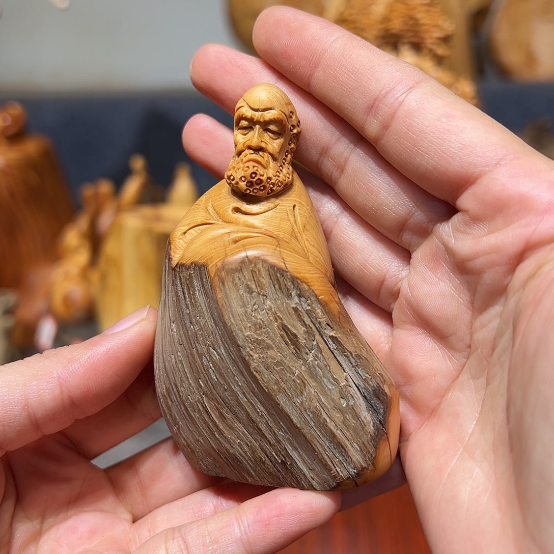 柏木（崖柏）崖柏木手把件摆件