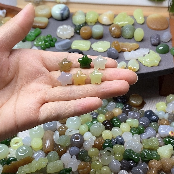 未镶嵌和田玉挂件星星98一个多样性发其一