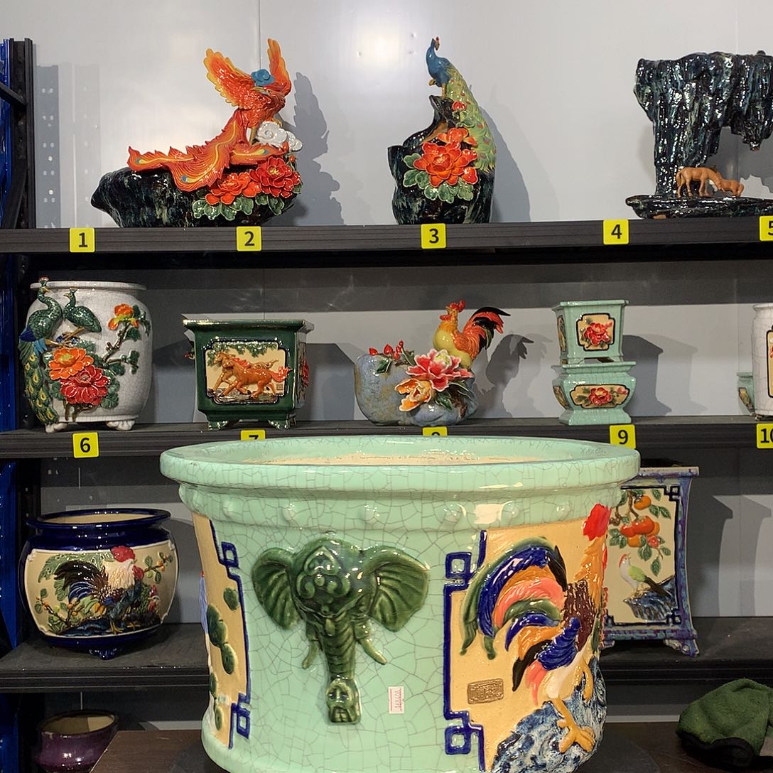 俊***兆高温烧制石湾盆花盆