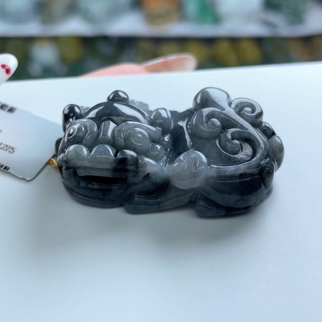 颈饰未镶嵌翡翠貔貅73