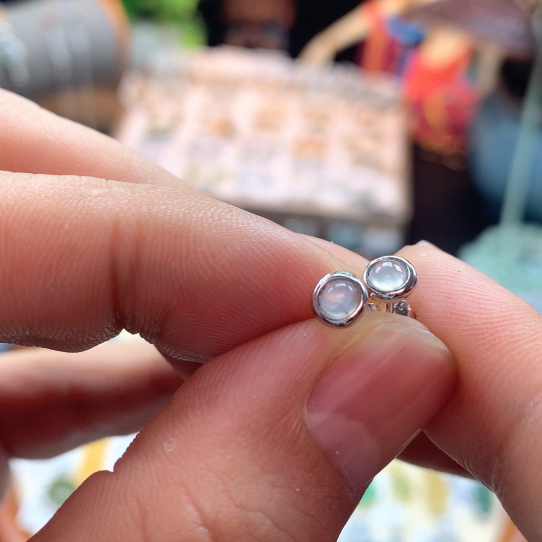 颈饰银S925镶嵌翡翠