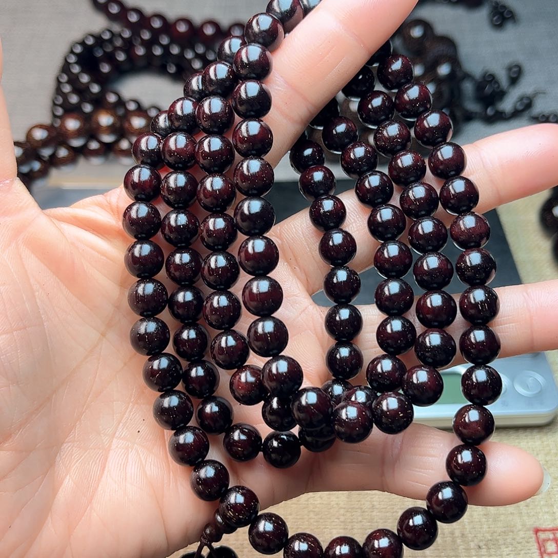 檀香紫檀（小叶紫檀）0.8 108颗