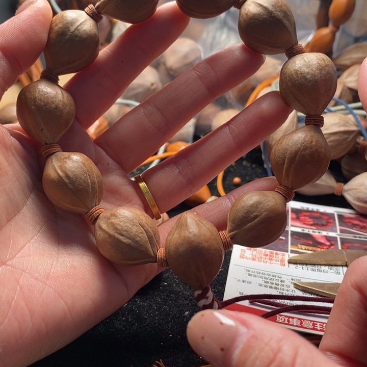 橄榄核手串/手链1.9原皮孤品