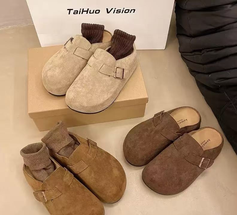 （默认试穿非直播勿下单）春夏秋冬时尚百搭软底厚底圆头系带男女鞋