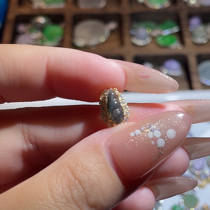 翡翠银S925镶嵌颈饰