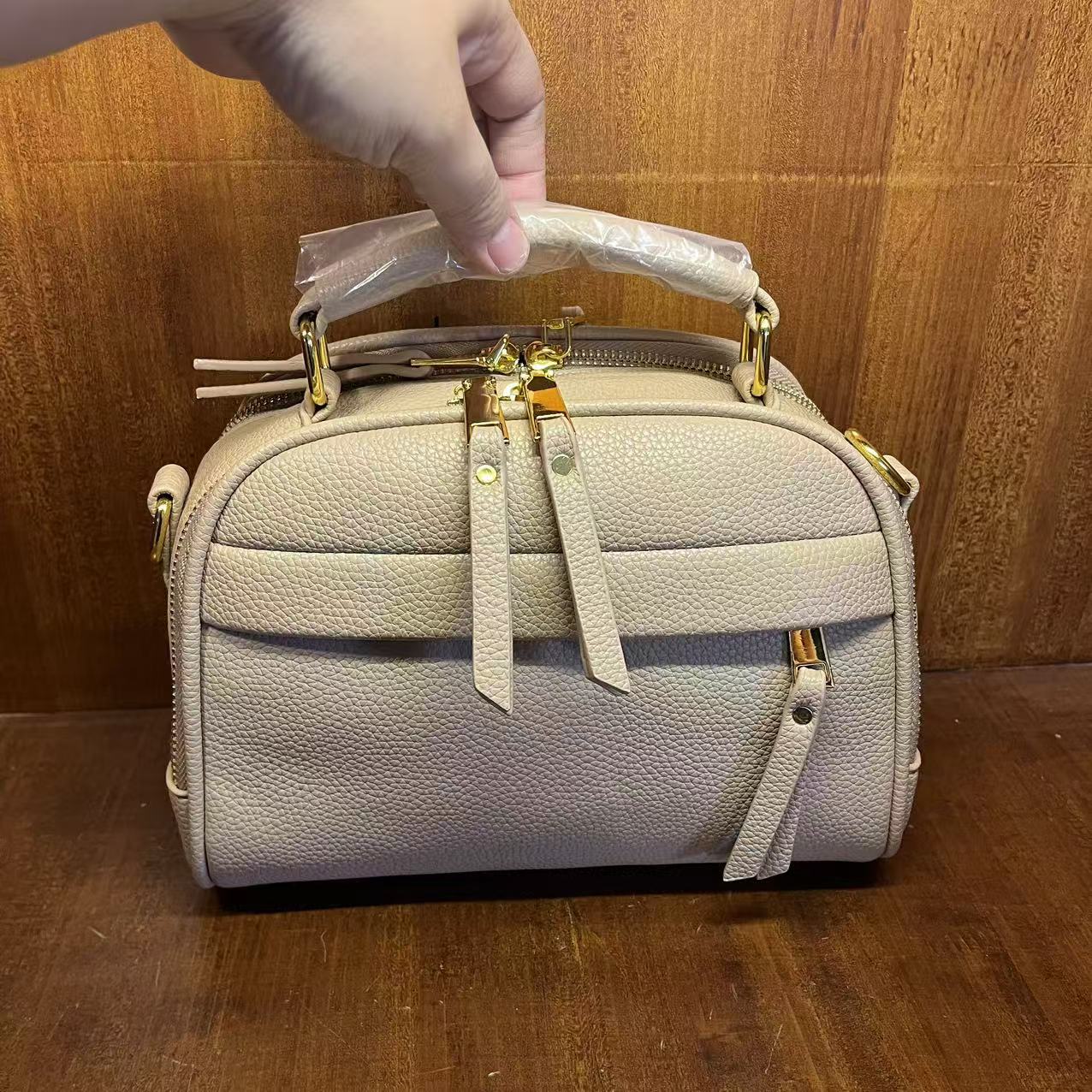 单 5993 杏色 女包（全店铺商品限购一单）