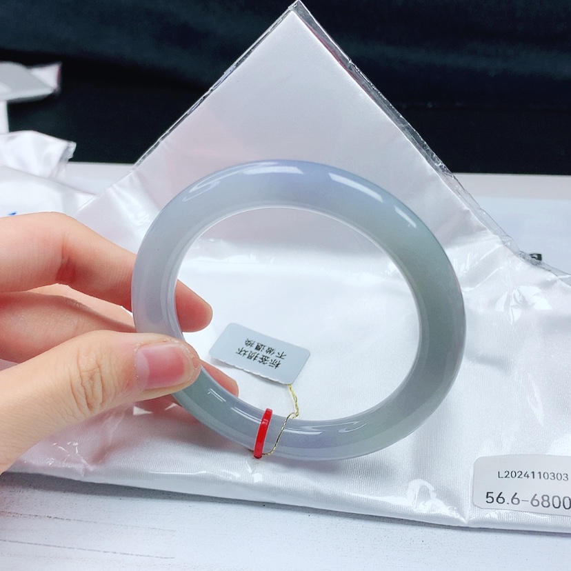 【闪购商品】翡翠手镯（圆镯）未镶嵌天然缅甸a货手镯56+