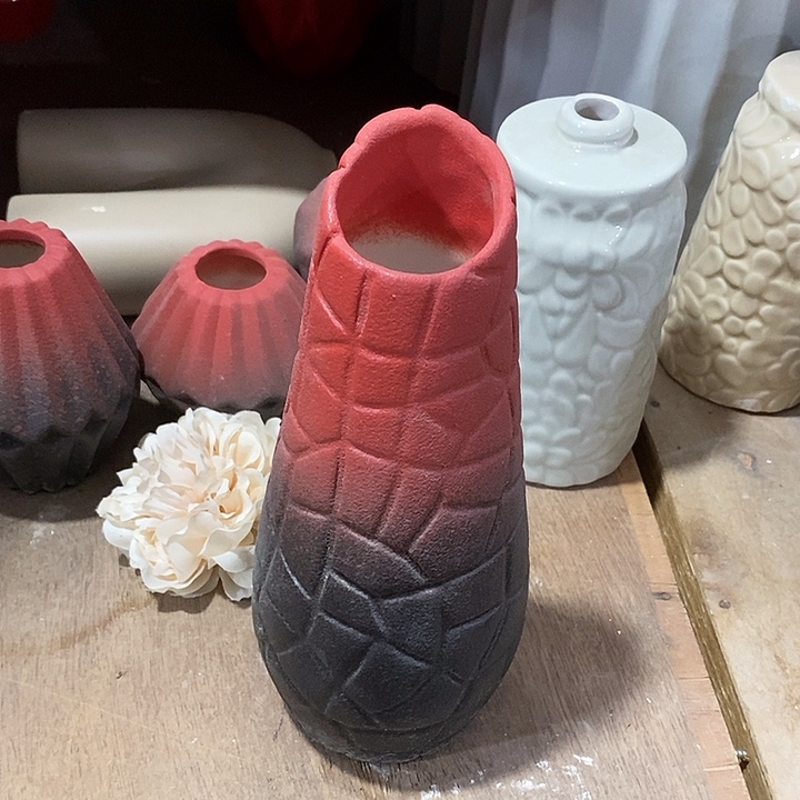 摆件陶陶盆有孔 瑕疵针孔漏釉介意勿拍外口 6外高21