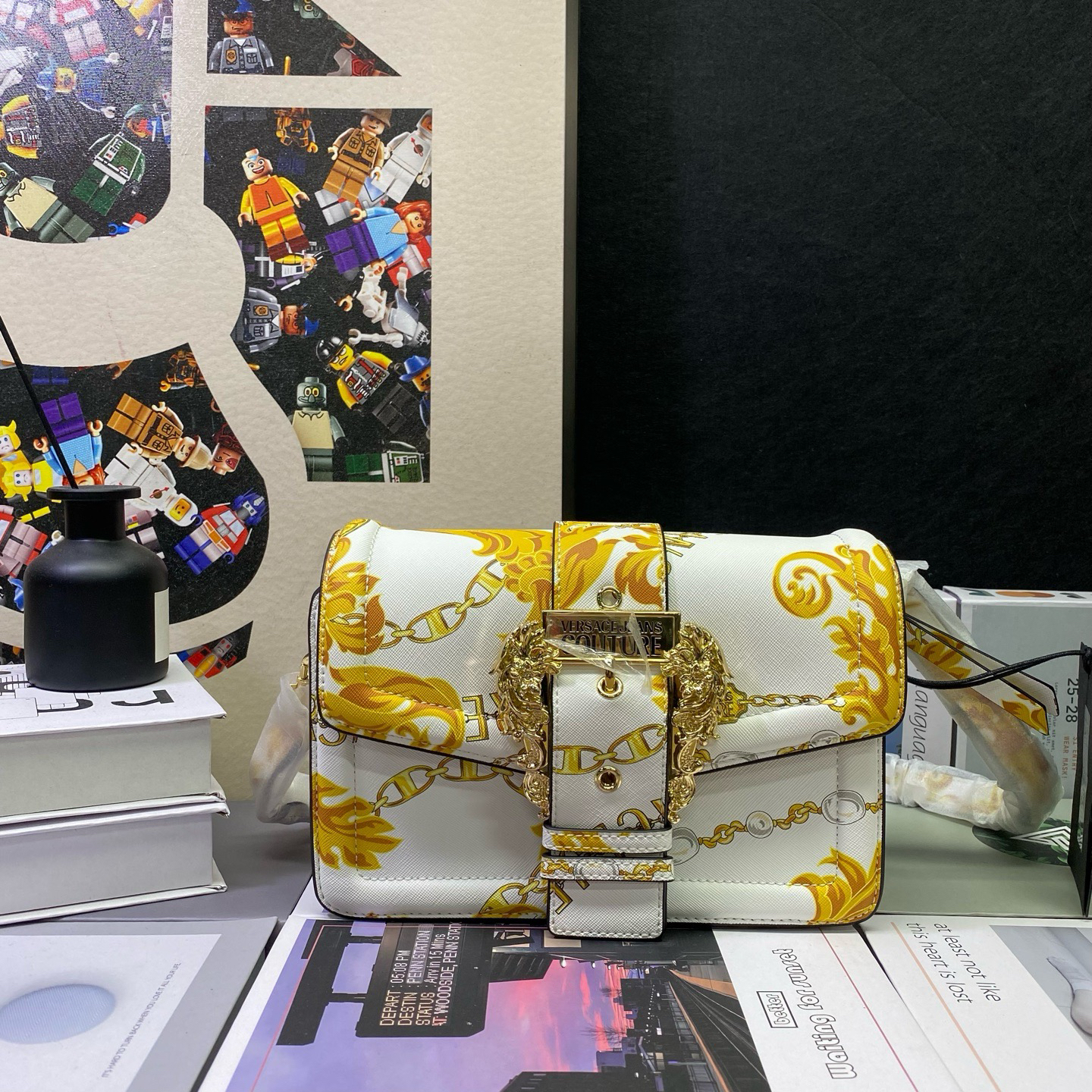 99新 VERSACE/范思哲 22765斜挎包24*16