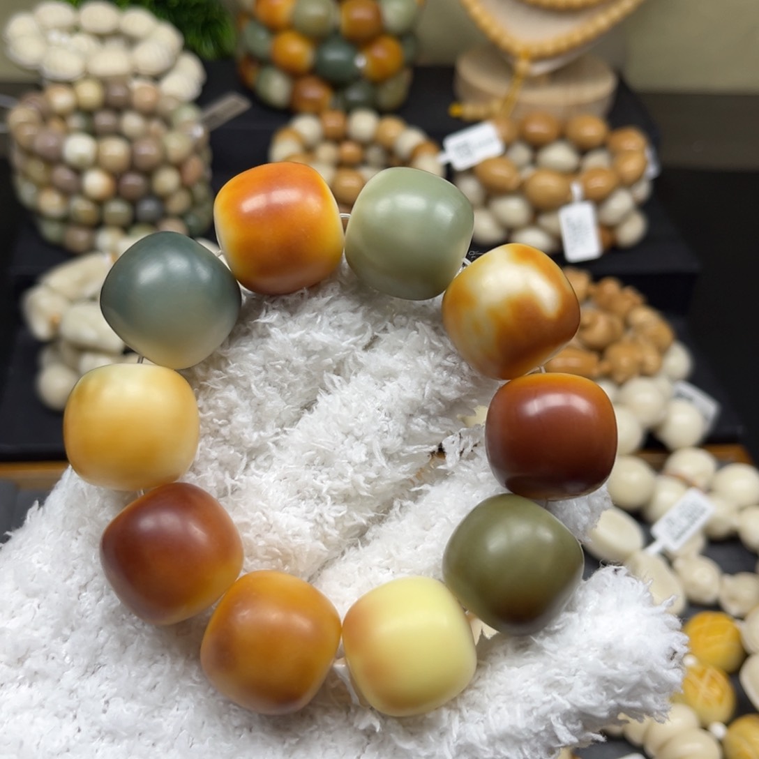 菩提根/象牙果吊坠1.13.29干磨手抛多宝大桶微瑕