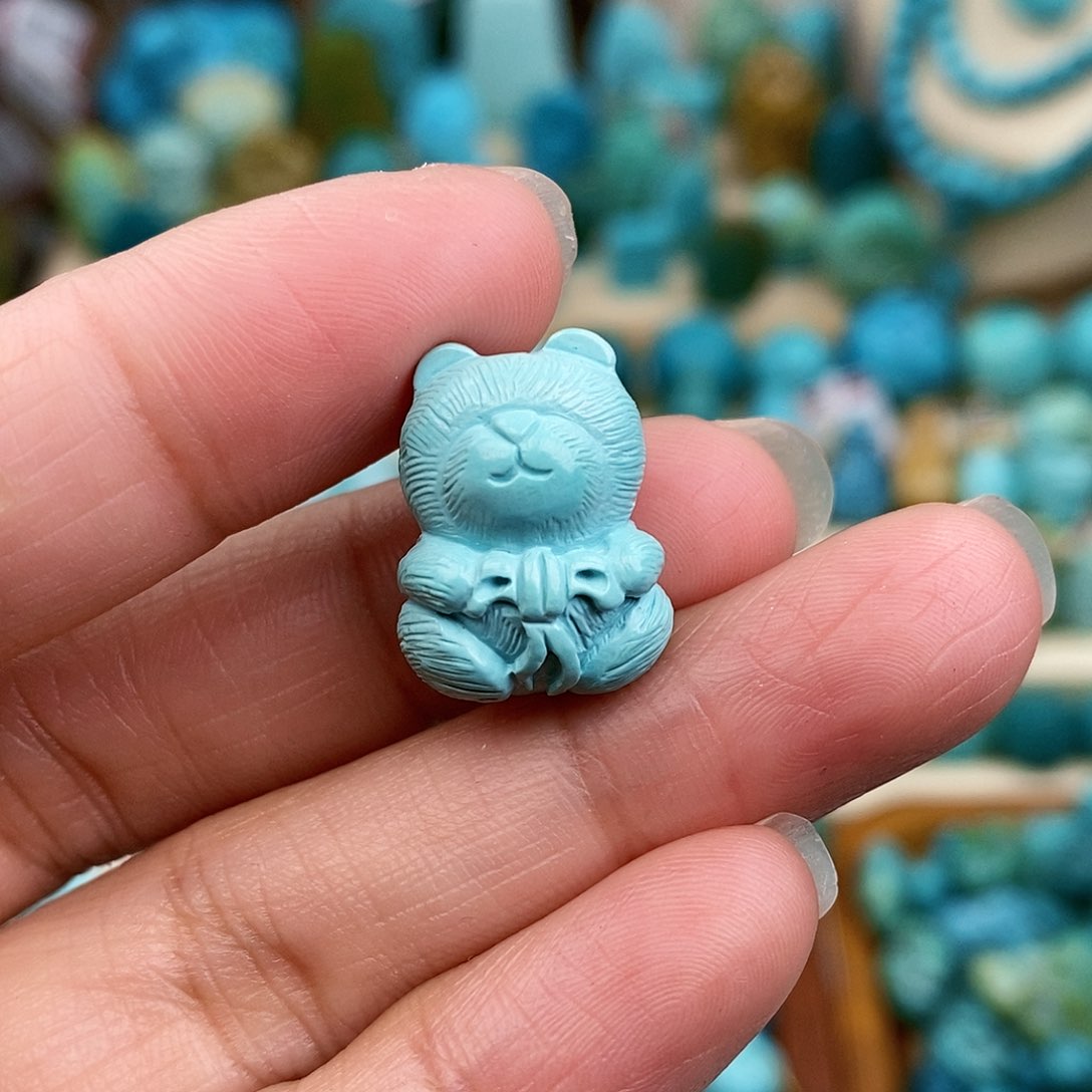 绿松石珠宝奇石未镶嵌