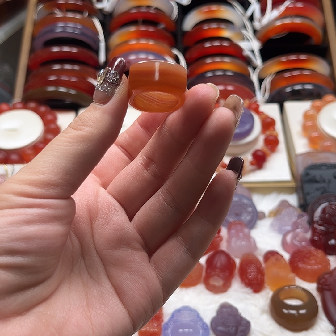 *****玛瑙/玉髓未镶嵌戒指