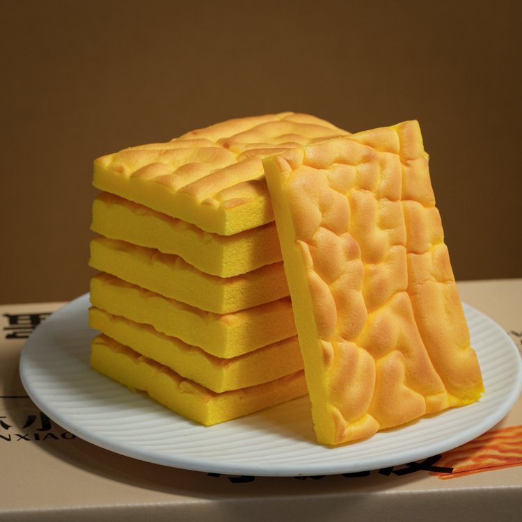 【鸡蛋黄添加≥60%】小虎皮短保蛋糕孕妇儿童健康早餐解馋蛋糕