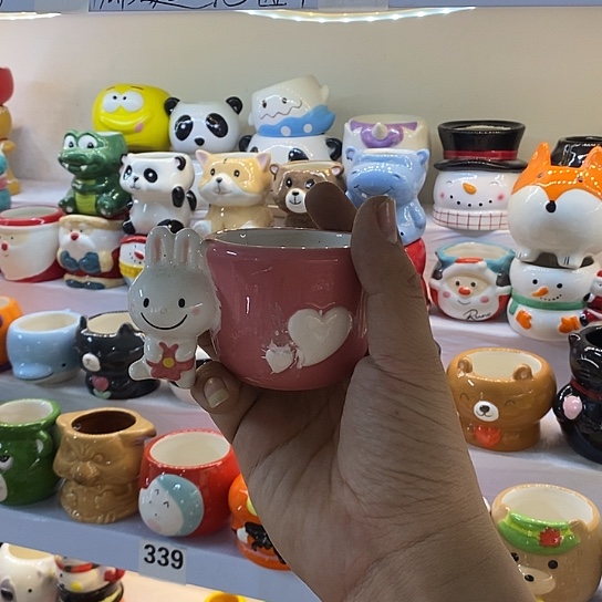 摆件恋*.陶瓷微瑕摆件干裂