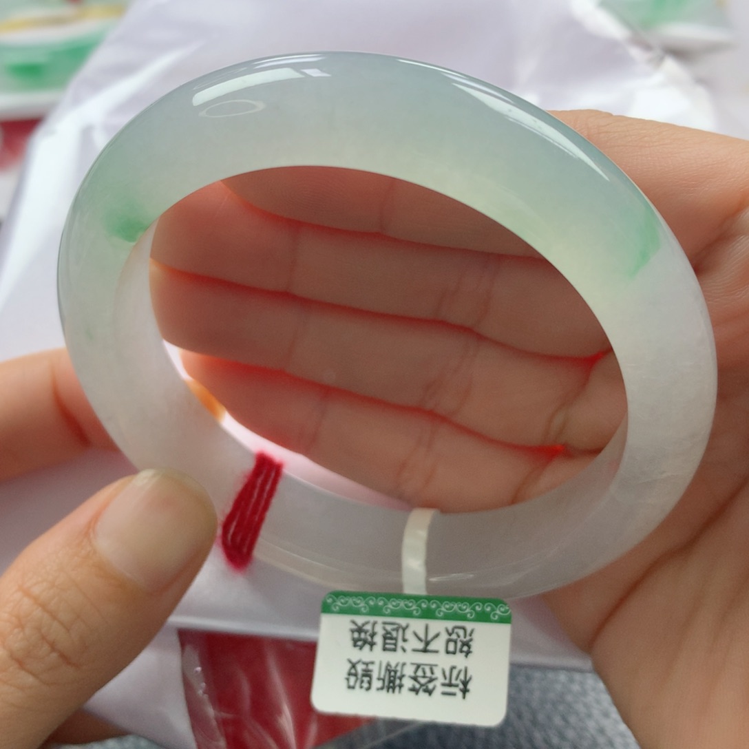 未镶嵌手镯翡翠缅甸天然翡翠A货58.3正