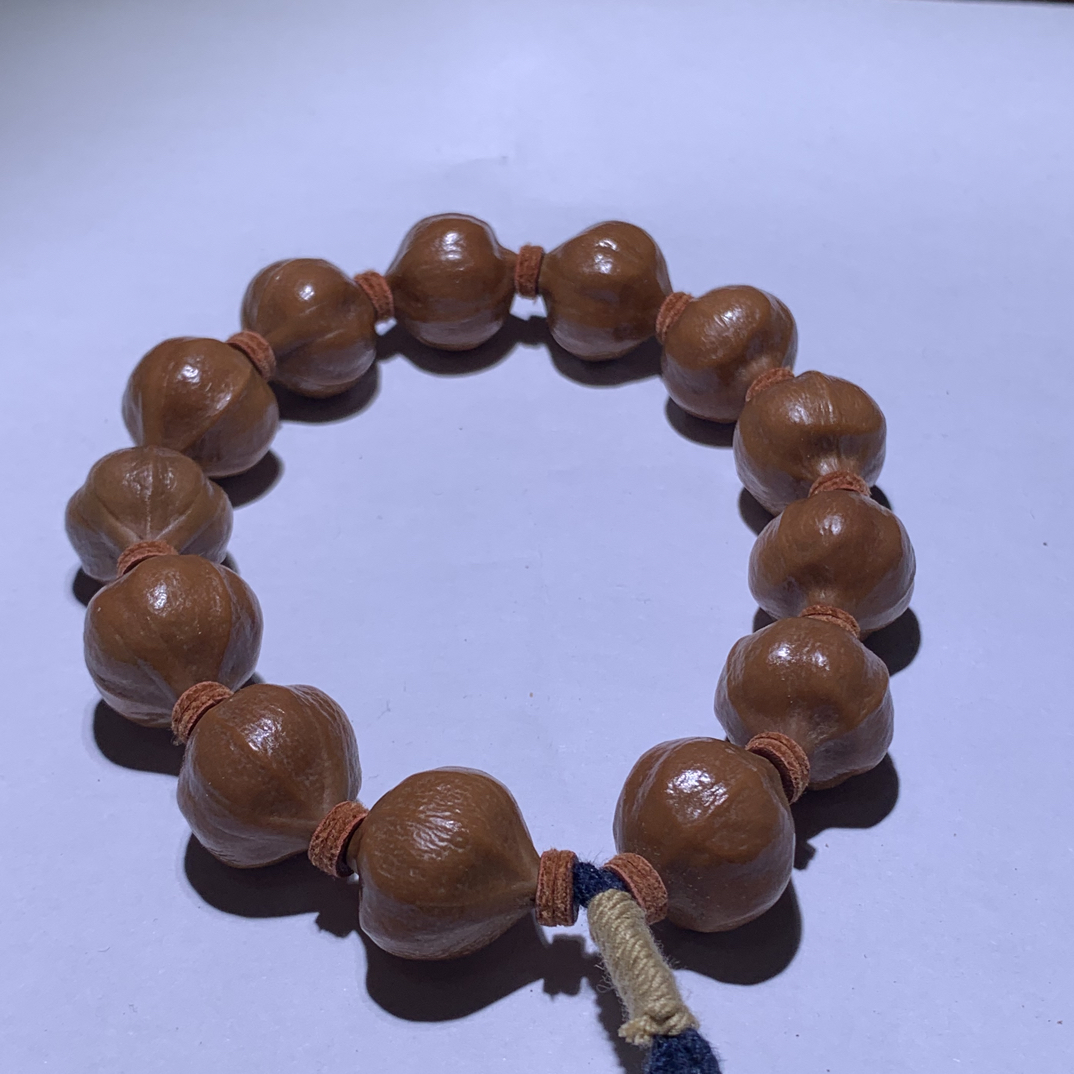 （蜜桃臀）1.6精品橄榄核素串手串颗颗精挑圆润饱满规整板正