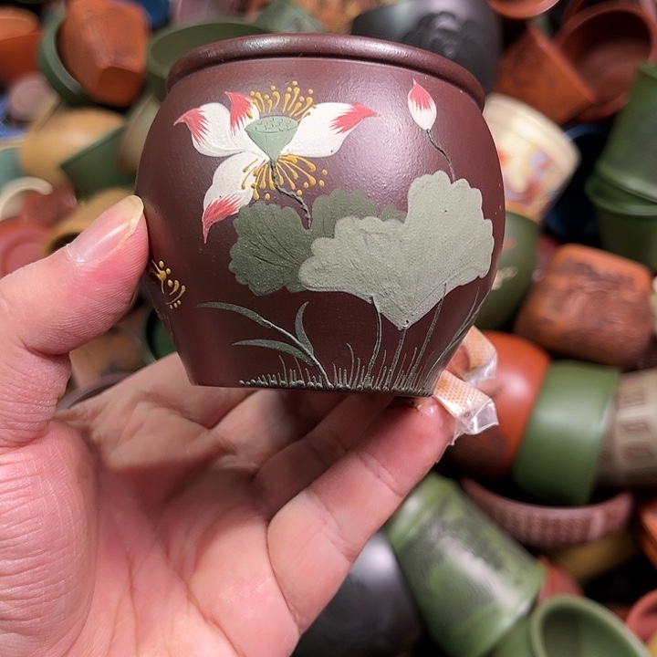 紫砂茶杯全手工紫砂主人杯