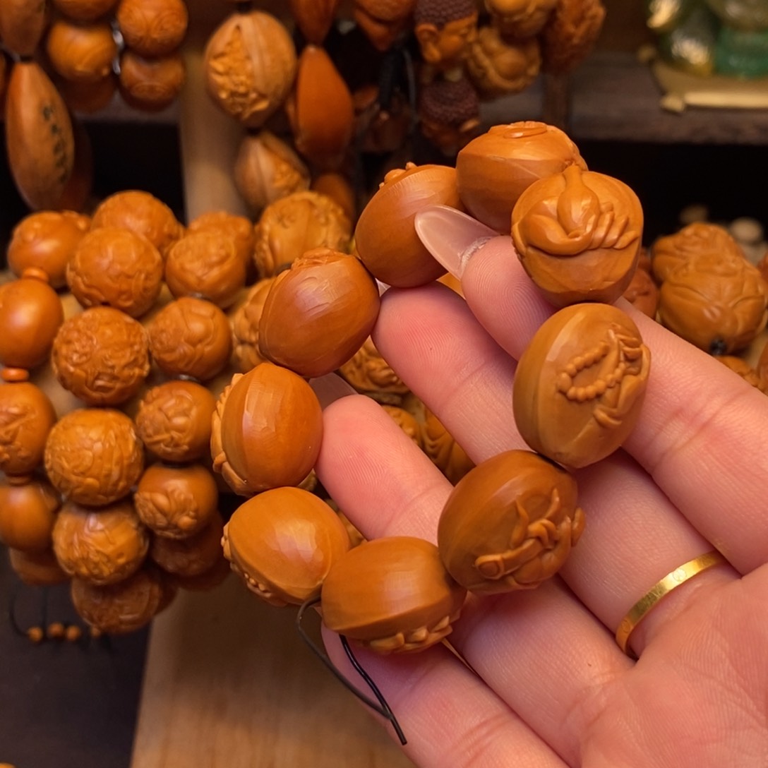 橄榄核手串/手链抓财圣手