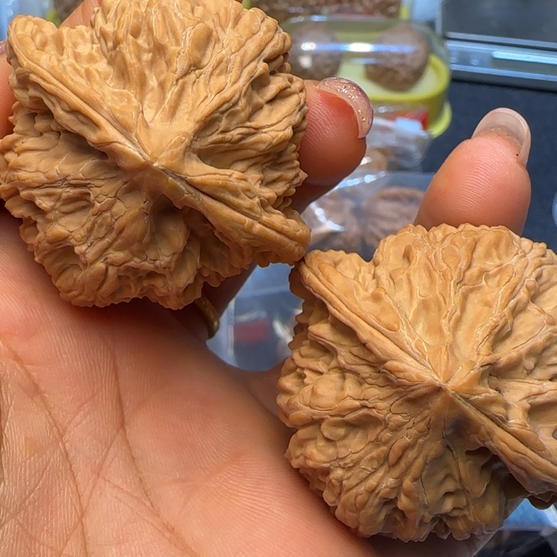 安***靓文玩核桃吊坠47火焰马蹄全