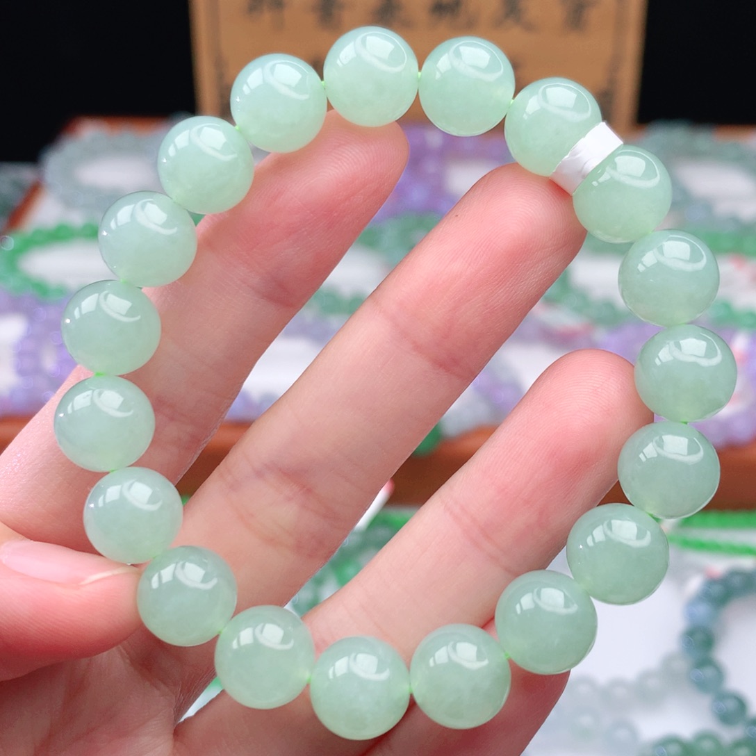 翡翠手链未镶嵌翡翠10mm