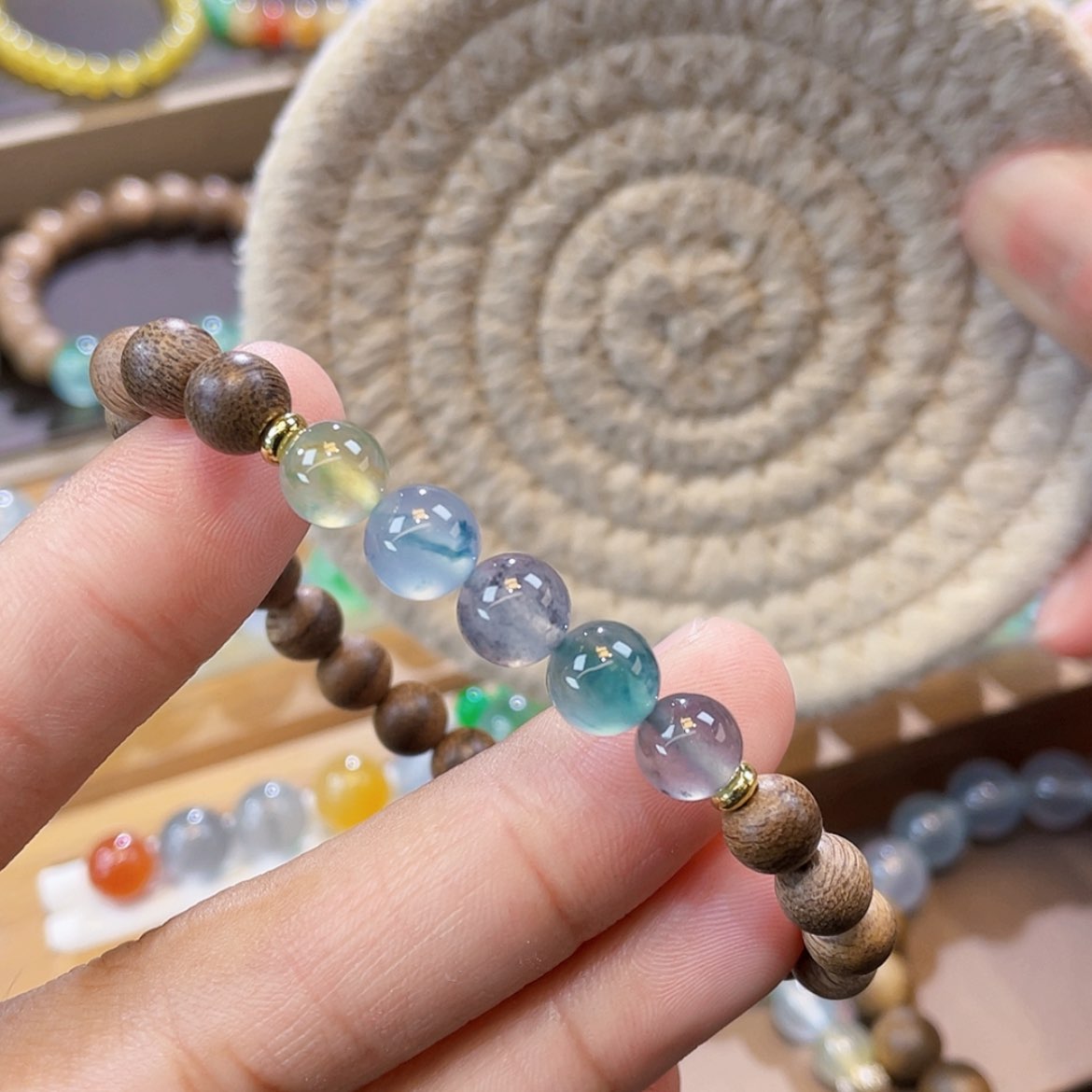 【闪购商品】未镶嵌手链翡翠卡8特色多宝