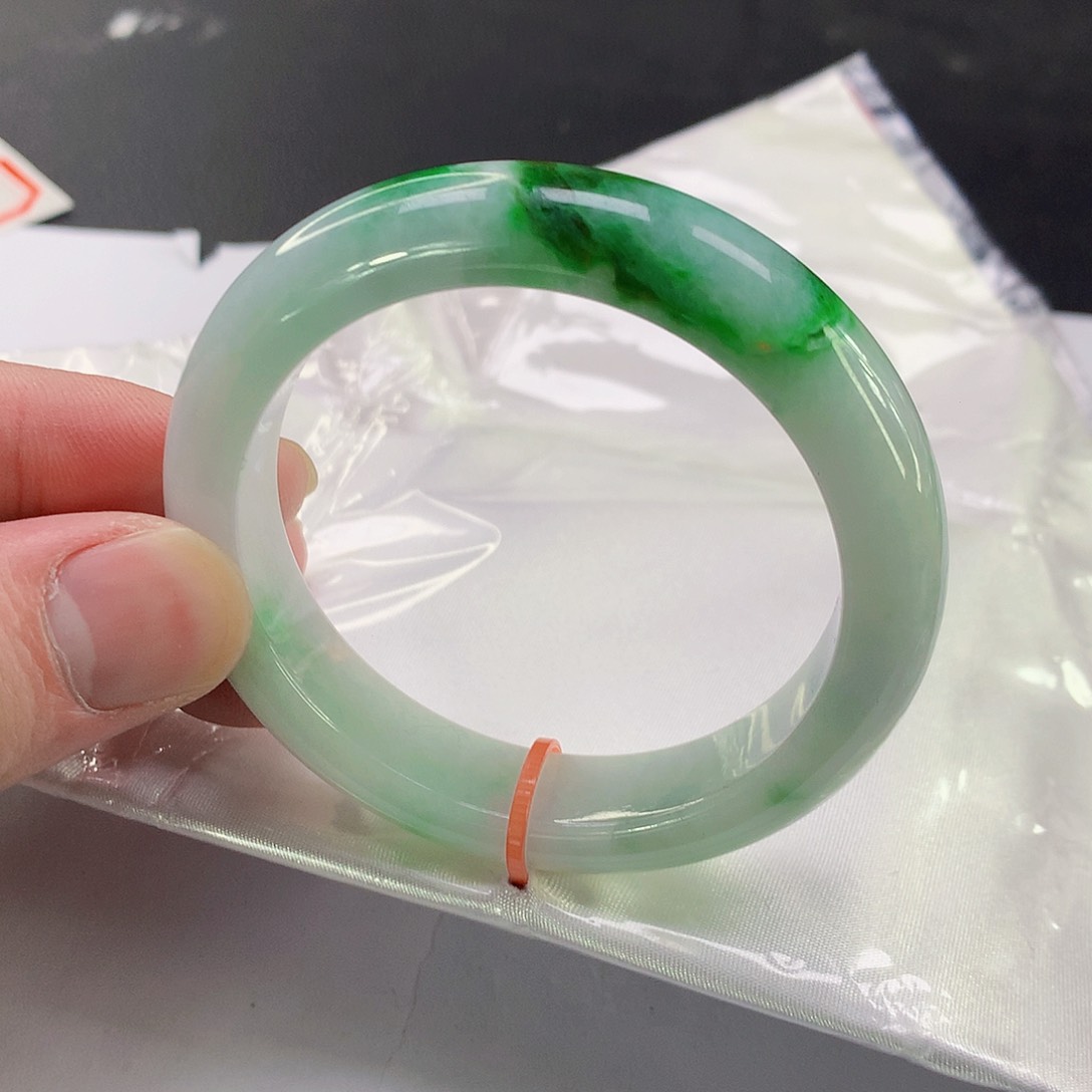 翡翠手镯未镶嵌415缅甸天然翡翠A货