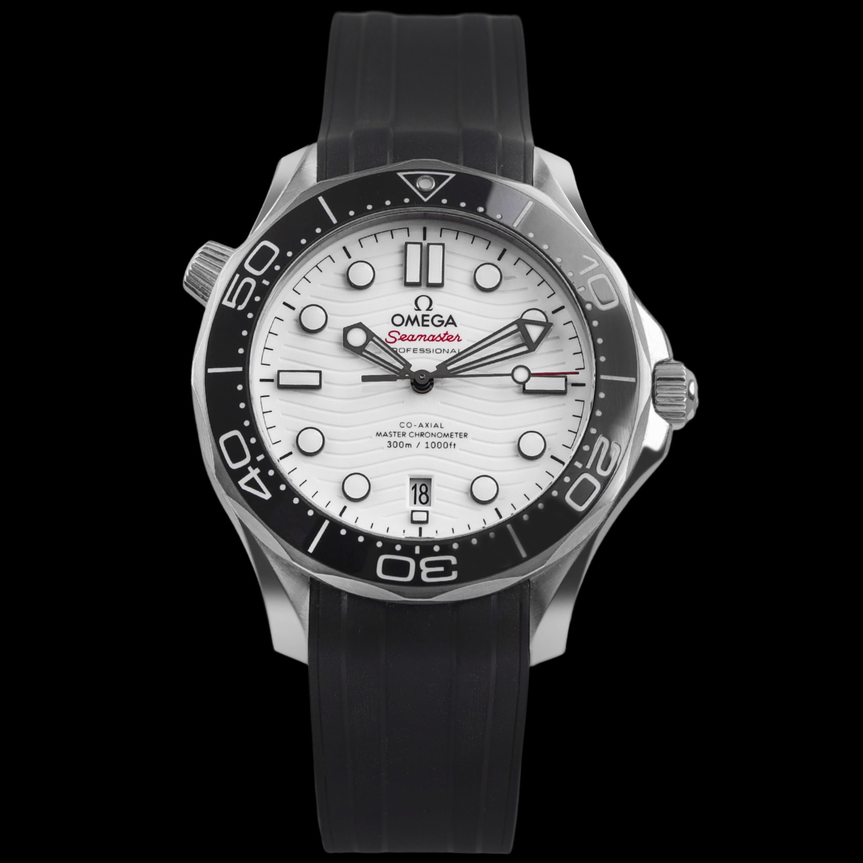 99新 Omega/欧米茄 大牛/21全套/海马300白胶/42MM
