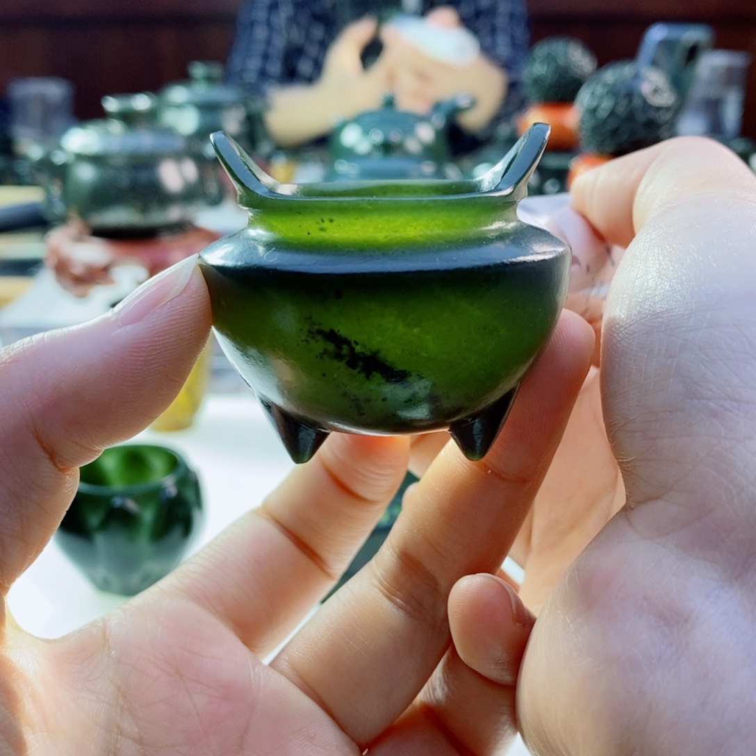 和田玉（青玉）未镶嵌摆件