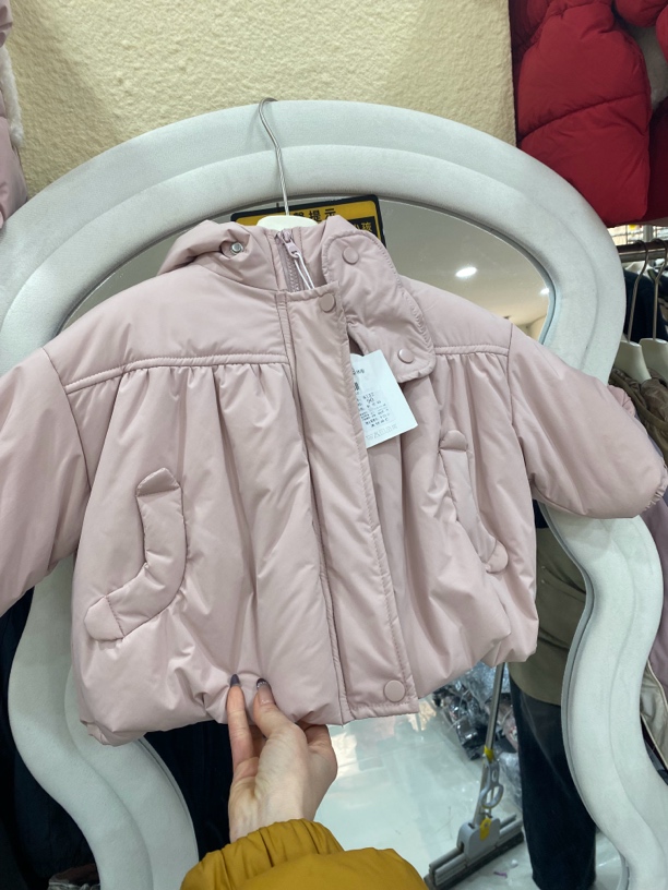 加厚棉服 粉色系