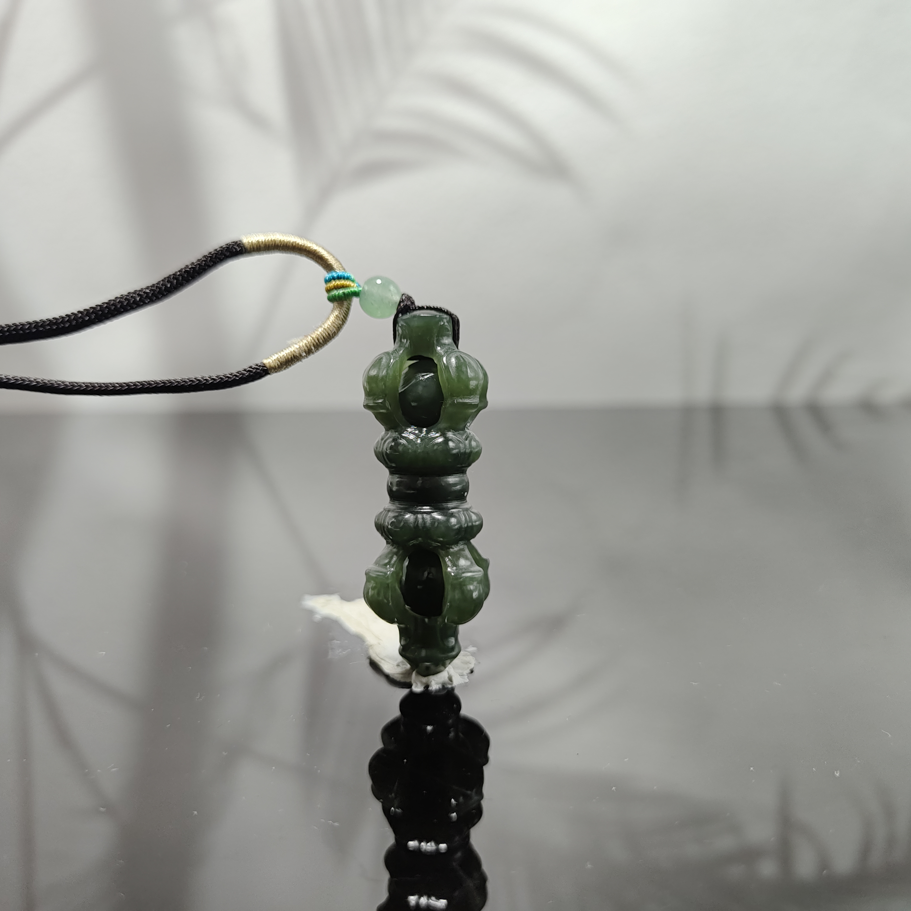 J和田玉降魔杵吊坠0693