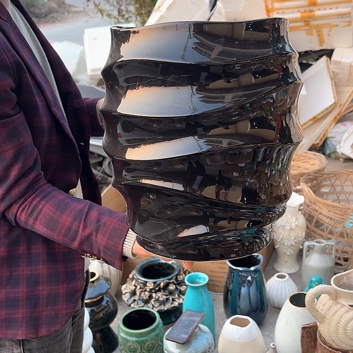 瓶高度30厘米口径23厘米微瑕捡漏针眼