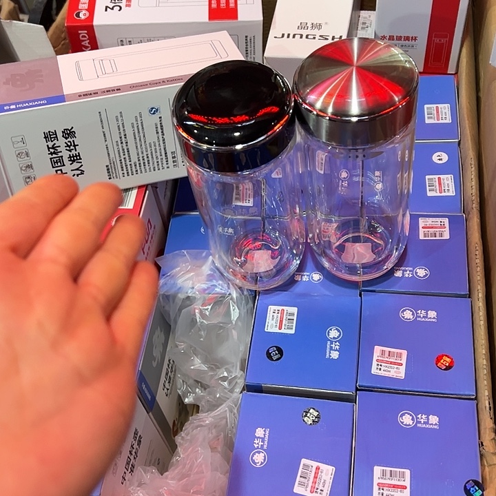 华象玻璃杯4404400400颜色随机玻璃杯