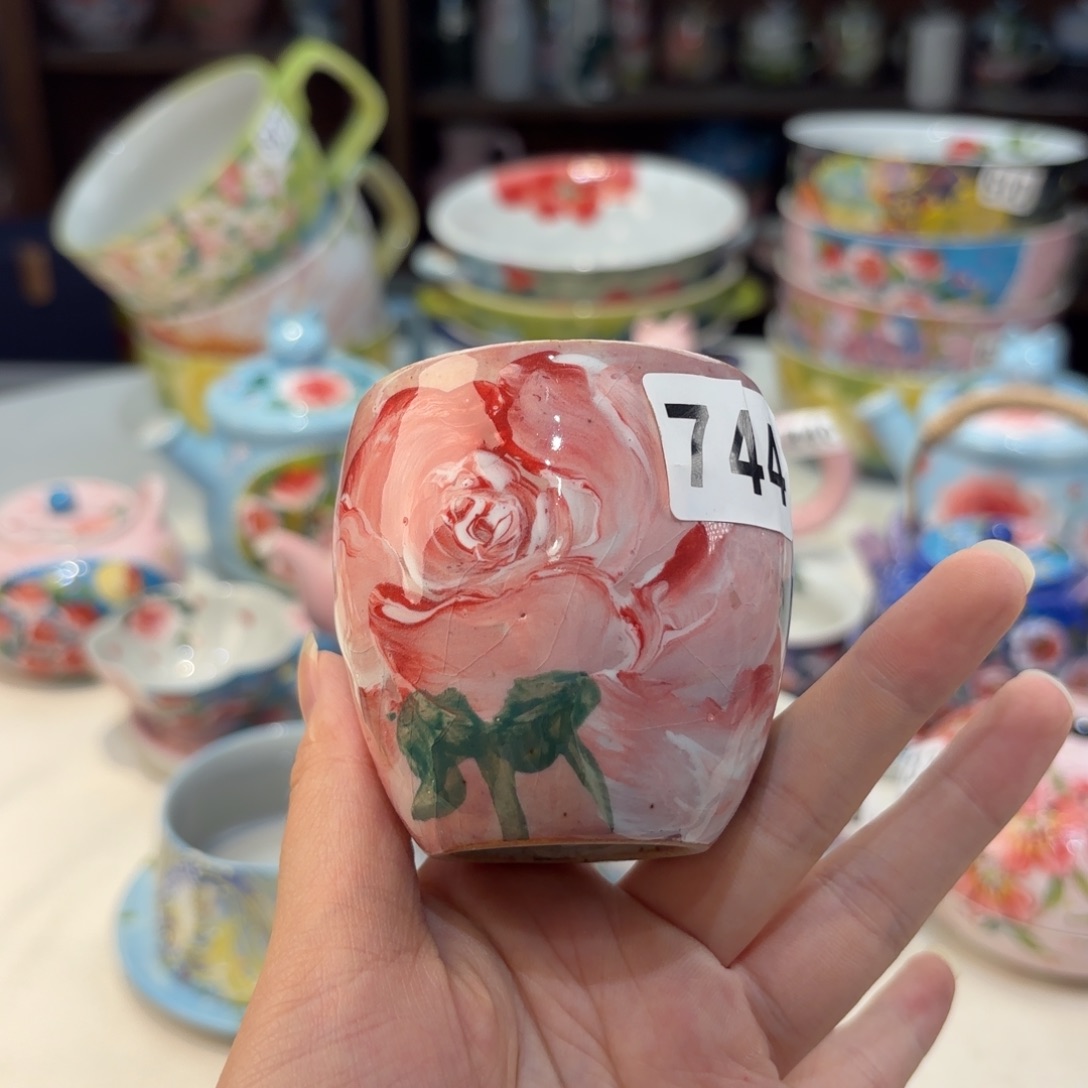 景德镇手绘高温釉下彩陶瓷茶具