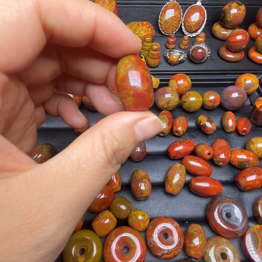 ****玛瑙/玉髓合金颈饰