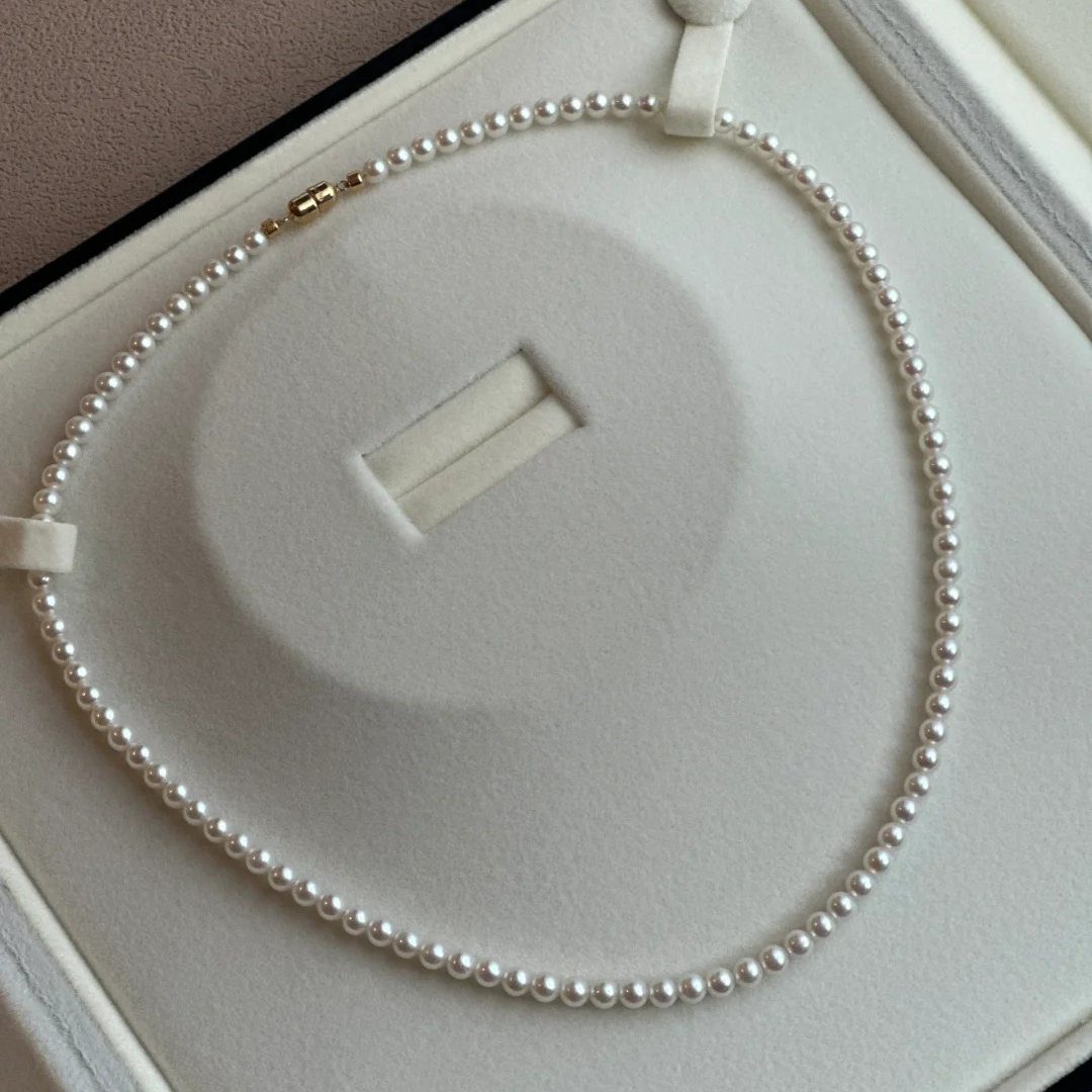 [精选]双12赵露思同款天然淡水满串珍珠项链诸暨淡水珍珠磁吸扣