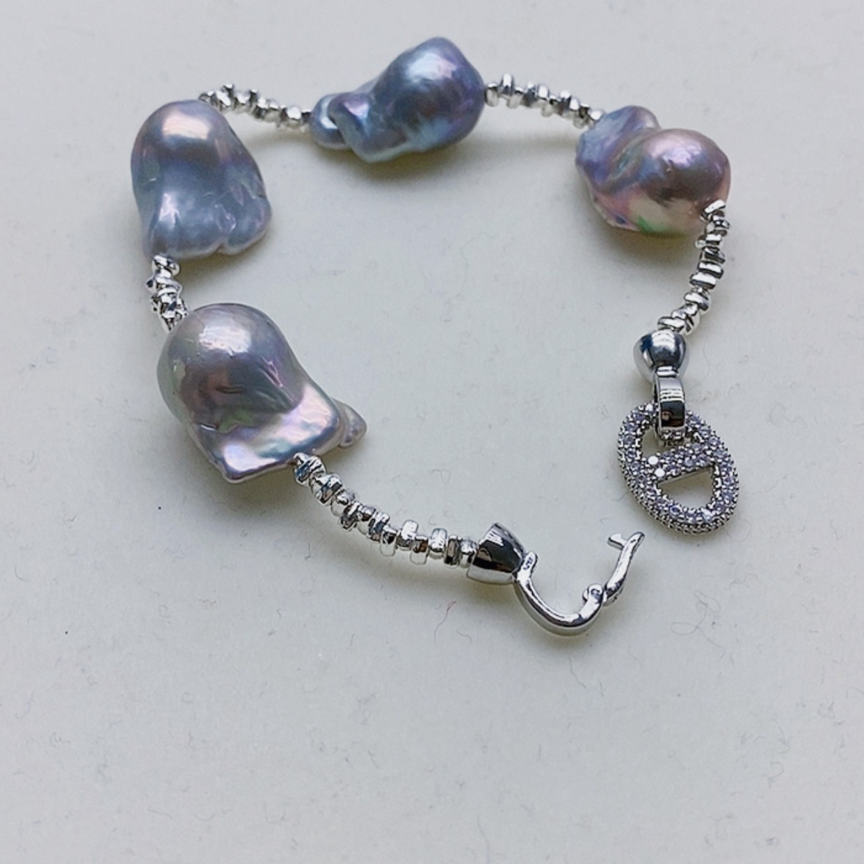 【闪购商品】淡水珍珠耳饰银S925镶嵌