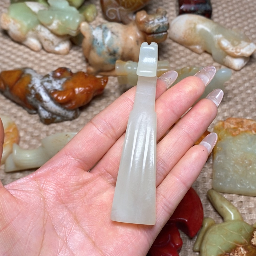 白玉菩提吊坠白玉菩提白玉菩提摆件