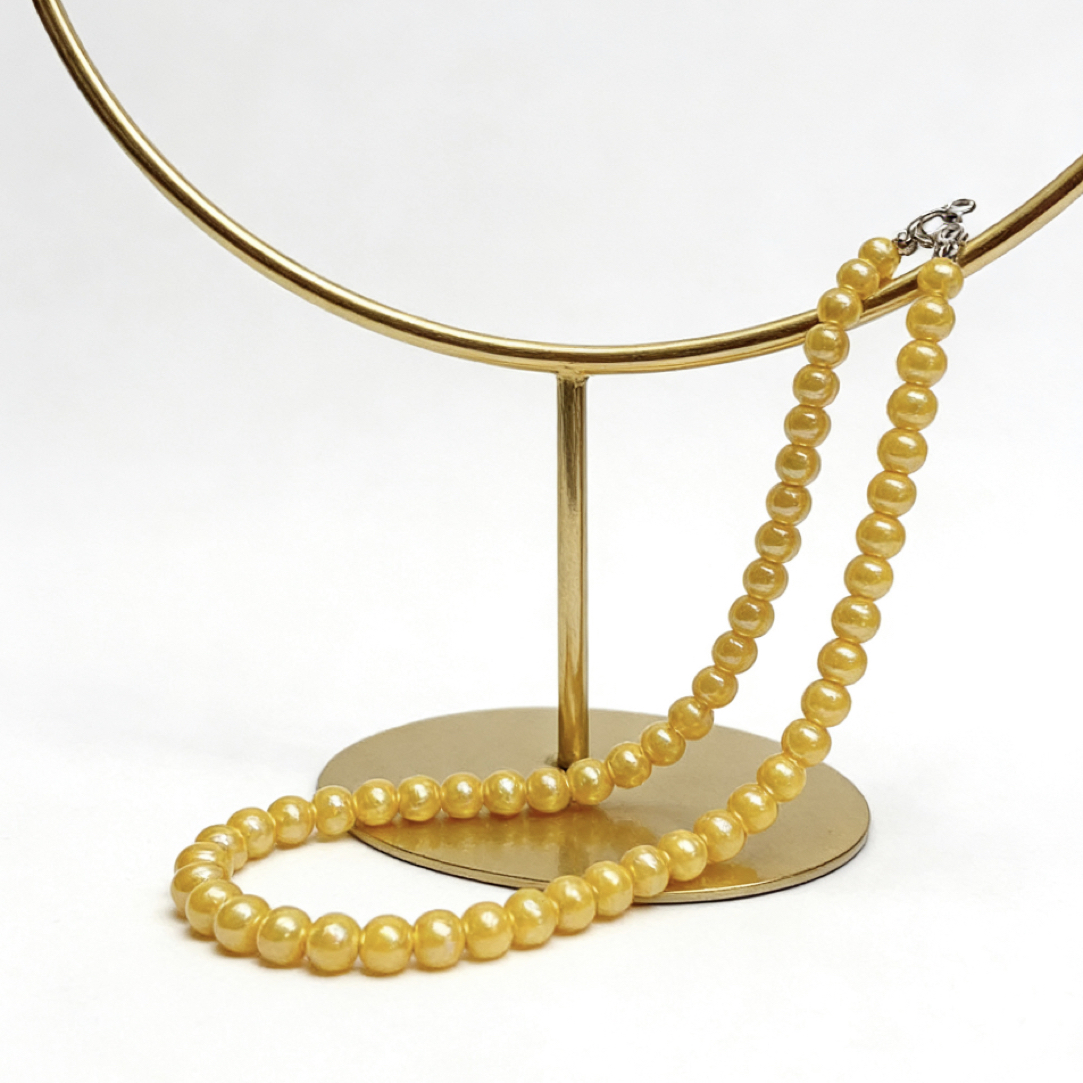 CQ. 新中式柔光金色项链 A163-HWZ-1A