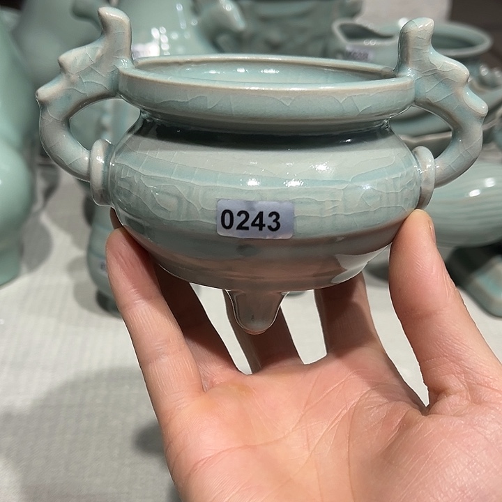 杯0243 青鸾汝瓷汝州发货