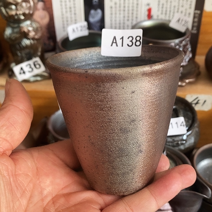 紫砂茶杯柴烧纯手工138