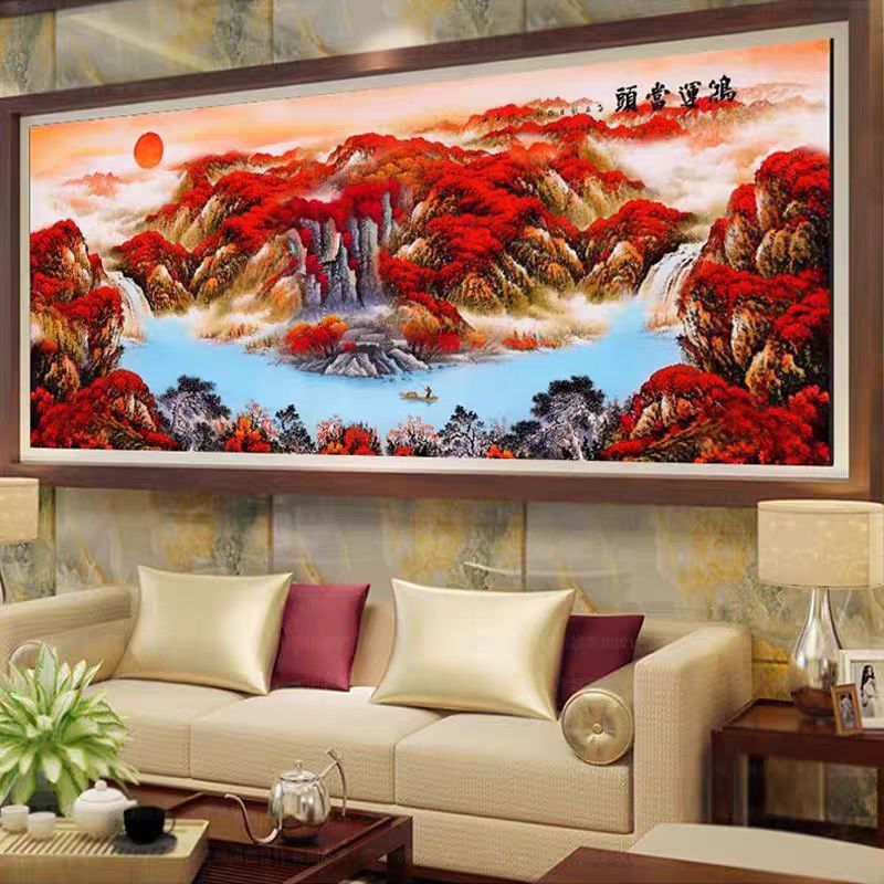 手工成品1.8鸿运当头t4669